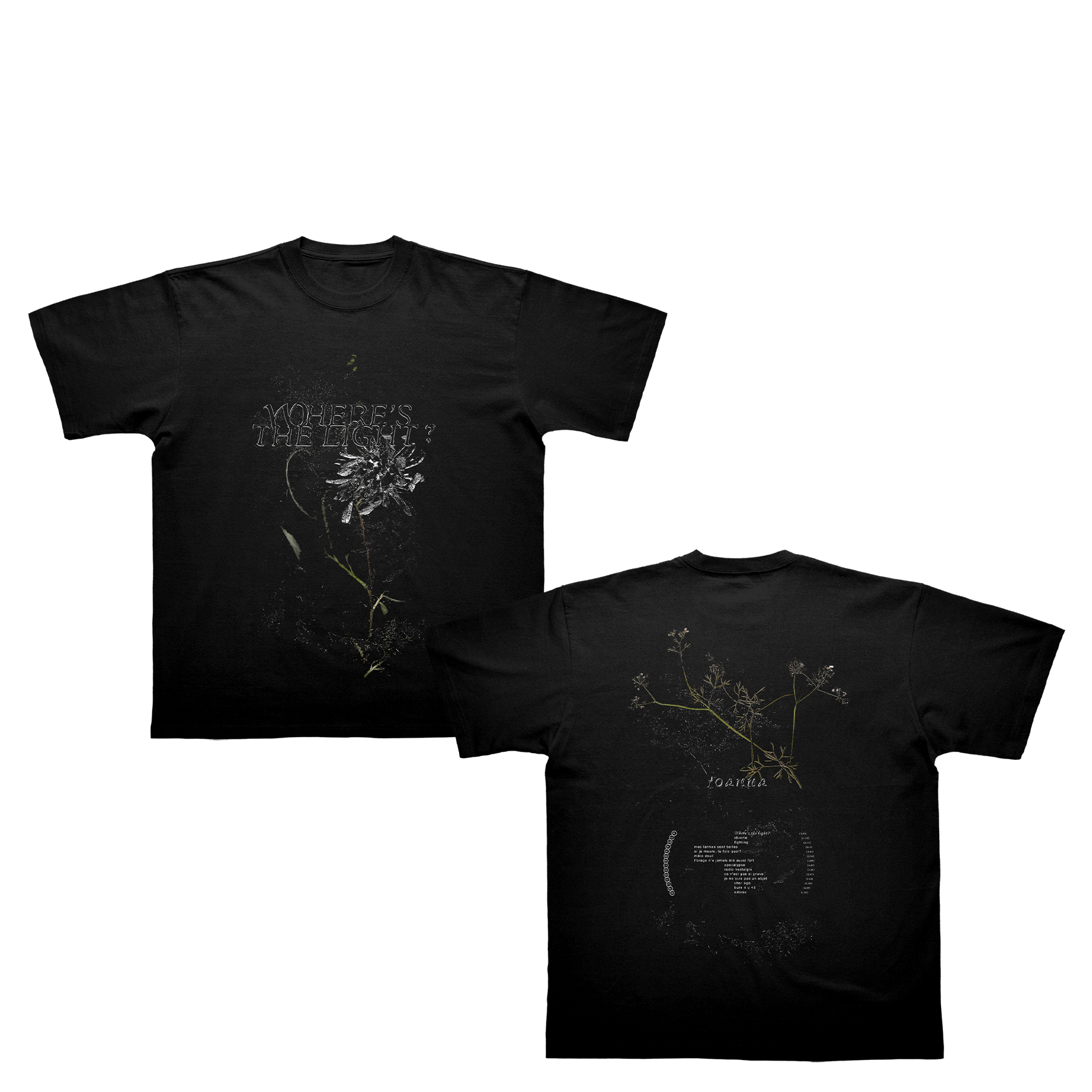 T-shirt Where's the light