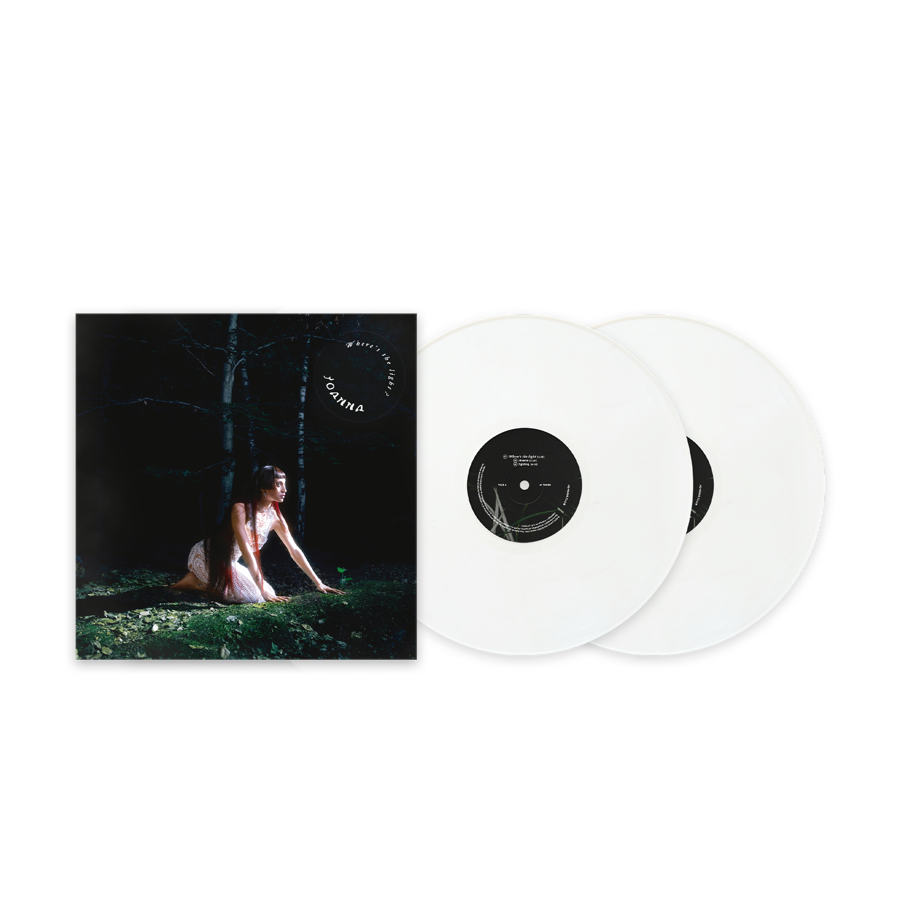 Vinyle front where's the light de Joanna