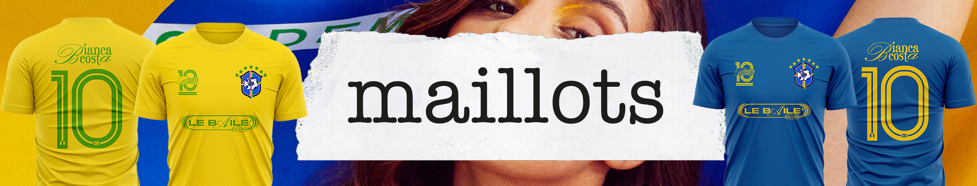Bannière collection des maillots