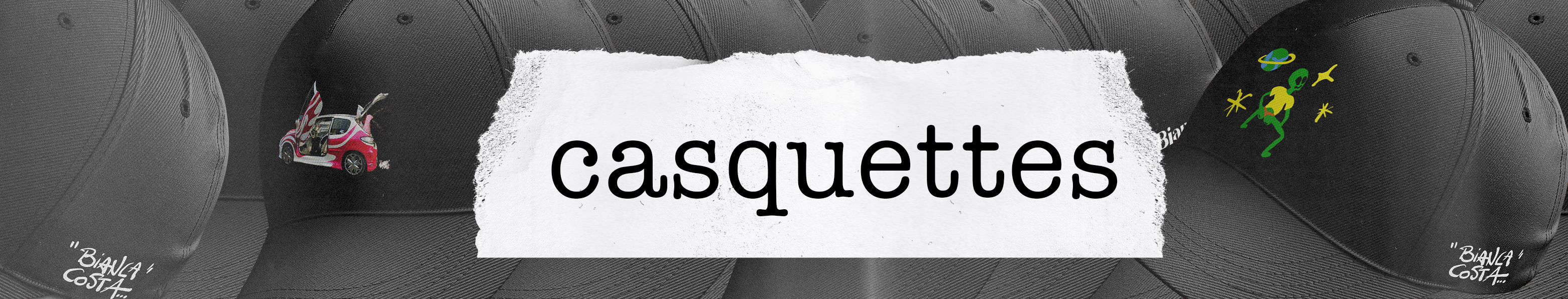 Bannière collection des hoodies